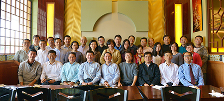 汪俊博士（1排左4），，，，，，，梁贵柏博士（1排左1），，，，，，，孙勇奎院士（1排左2），，，，，，，李才博士（1排中），，，，，，，王建锋博士（1排右1），，，，，，，刘建博士（1排右4），，，，，，，杨立虎博士（2排左1），，，，，，，蔡天权博士（2排左2），，，，，，，刘雯颖博士（2排右3）等专家合影留念