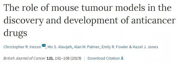 临床前小鼠模子怎样。。。。。。。？？？？？
