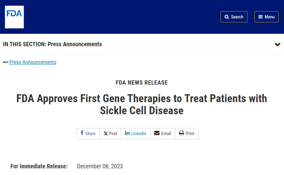 2023年12月8日，，，，，，，美国FDA批准了两款具有里程碑意义的疗法——Casgevy和Lyfgenia.jpg
